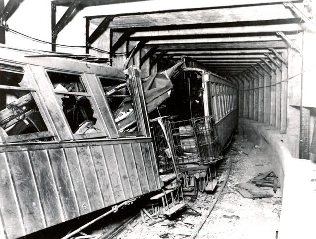Malbone Street Wreck in 1918